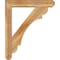 Ekena Millwork Olympic Craftsman Rough Sawn Bracket w/ Offset Brace, Western Red Cedar, 6"W x 30"D x 36"H BKT0604X30X36OLY04RWR - alternate 4